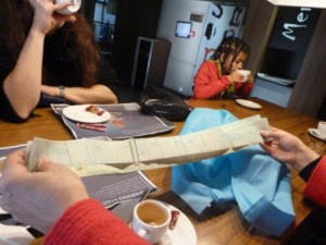 Première fiche de paie de Sylvie travaillant à la pouponnière d'Antony !